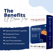 BRAIN PRO | Boost Memory, Focus & Clarity | L Theanine, Gingko Biloba & 21 Powerful Actives